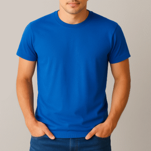 Camiseta Lisa Azul Royal Premium