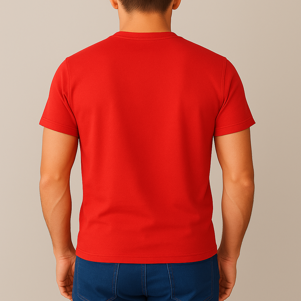 Camiseta Lisa Vermelha Premium - Imagem 3